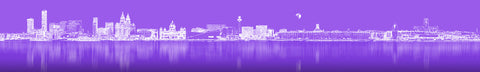 Waterfront Sketch - Purple