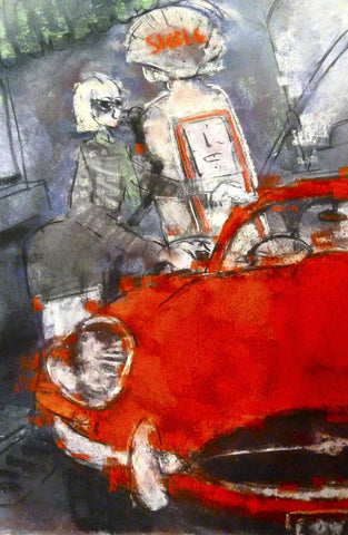 Peter Cameron- Girl with a Red E-Type