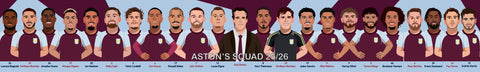 Aston Villa Squad 2025 -2026