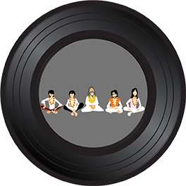 Beatles India - Coaster