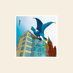 Foundation Building - Fridge Magnet
