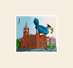 The Victoria Building - Fridge Magnet