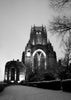 Anglican Cathedral - Snow Scene II - Fridge Magnet