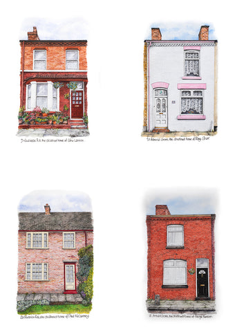 The Childhood Homes of The Beatles