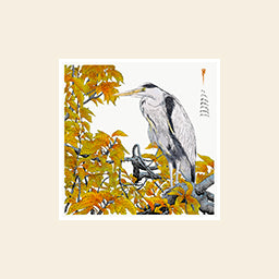 Heron In Tree - Fridge Magnet