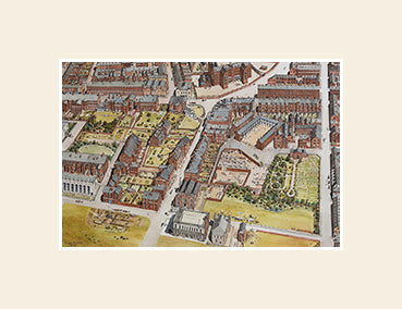 Hope Street 1848 - Fridge Magnet