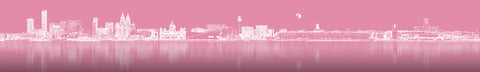 Waterfront Sketch - Sweet Pink