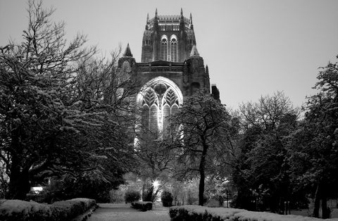 Alina Tait- Anglican Cathedral - Snow Scene