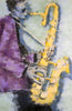 Baritone Sax 4424 - Fridge Magnet