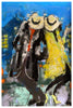 Matching Hats - Fridge Magnet