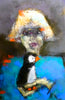 Sleepy Puffin - Fridge Magnet