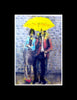 The Yellow Umbrella - Fridge Magnet